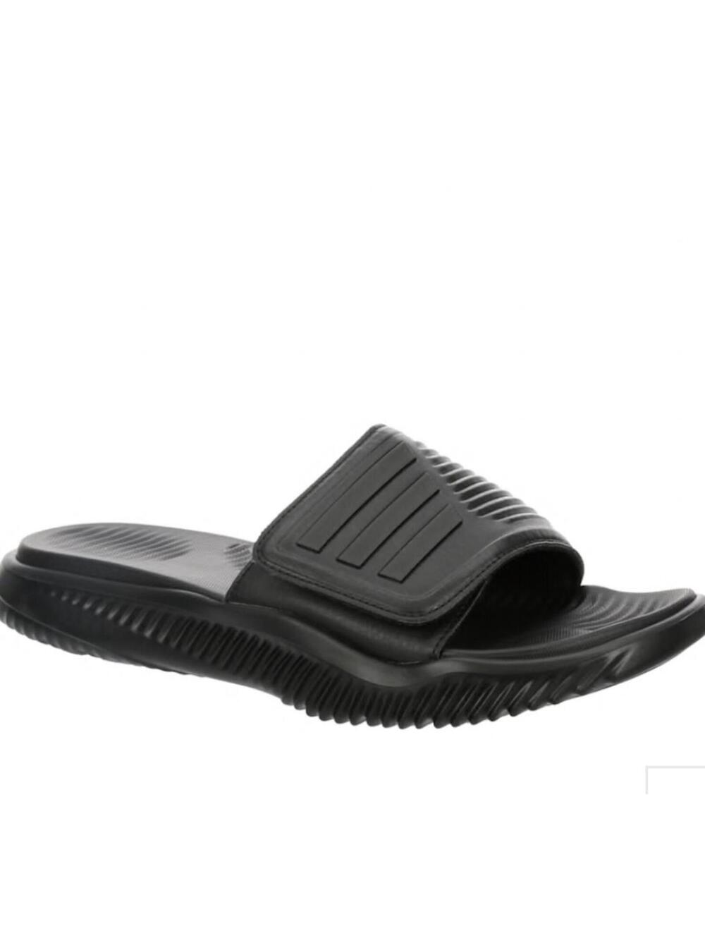 Adidas Men's Alpharesponse Black Slides Size 8